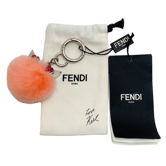 Fendi Pink Mink Monster Keychain - Picture 4 of 4